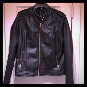 Faux Leather Jacket